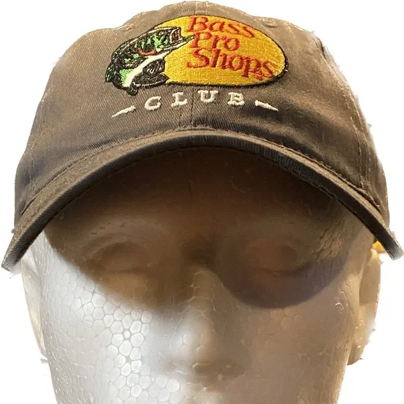 Like new grey Bass Pro Shops Club adjustable hat. - Picture 1 of 6